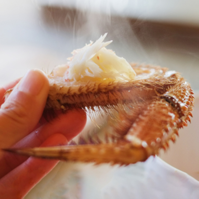 ⑤メガ盛り！毛ガニ400ｇ×2匹